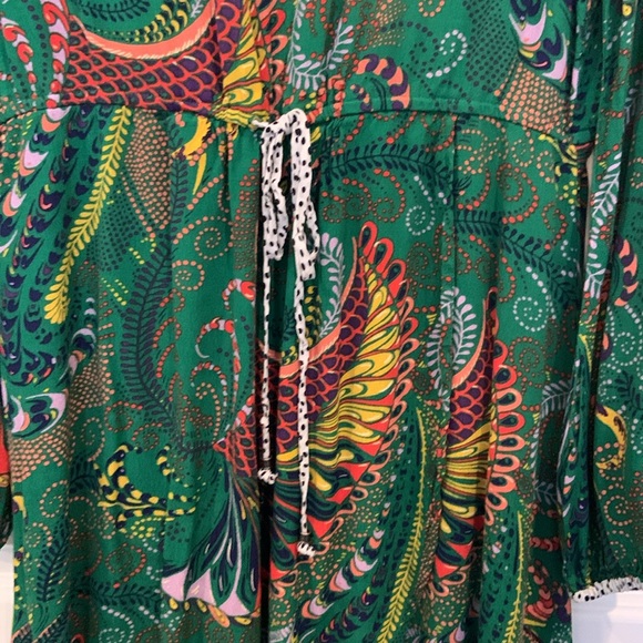 Women’s Green Maeve Long Sleeve Rayon Dress Sz 12 - Picture 4 of 7